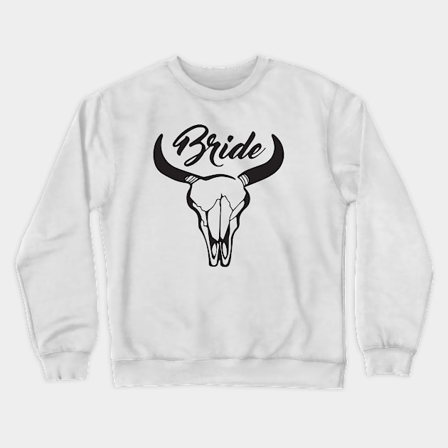 Bride Tribe Bachelorette Design Crewneck Sweatshirt by FuseTheory1